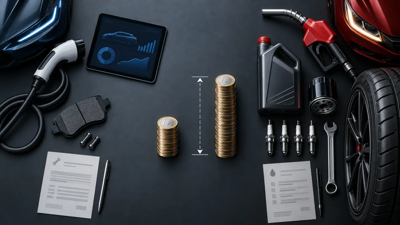 Jusqu’à 600 € d’écart par an entre l’entretien électrique et essence, avec des pneus plus chers