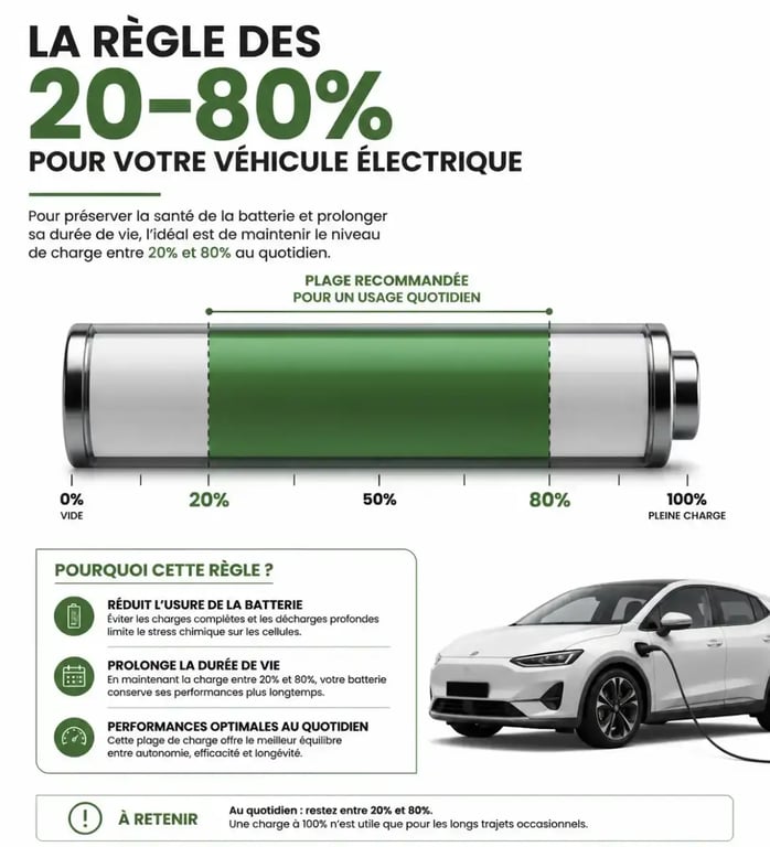 Conseils pour maximiser la durée de vie de la batterie d'une voiture électrique